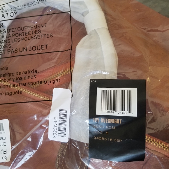 NWT FRYE Ivy Overnight Bag in Dusty Rose - Picture 5 of 5